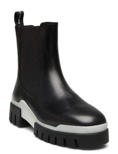 Calvin Klein Combat Chelsea Boot Transp Wn Svart