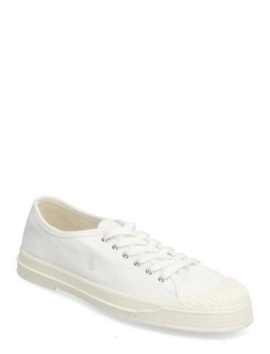 Essence 100 Canvas Cap-Toe Sneaker Låga Sneakers White Polo Ralph Laur...