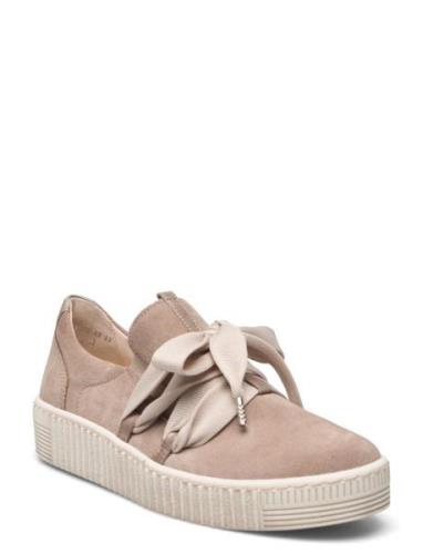 Sneaker Loafer Låga Sneakers Beige Gabor