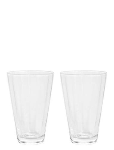 OYOY Living Design Yuka Groove Glass - Pack Of 2 Nude