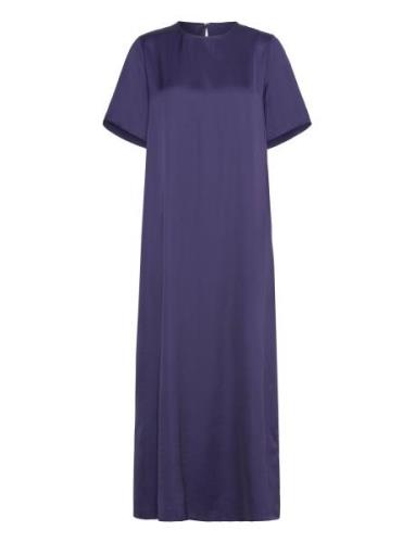 Sadenise Long Dress 14905 Maxiklänning Festklänning Blue Samsøe Samsøe