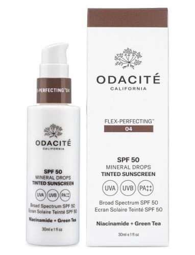 Flex-Perfecting Spf50 Tinted Sunscreen 04 Solkräm Ansikte Odacité Skin...