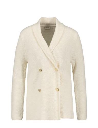 Jacket Knit Blazers Double Breasted Blazers White Gerry Weber