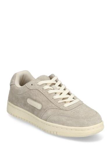 Wolfe Suede Sneaker Låga Sneakers Grey Les Deux