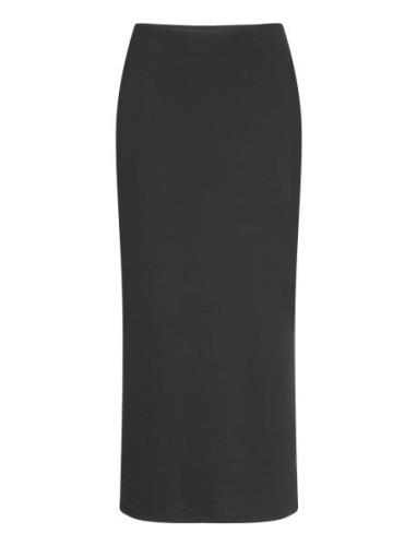 Skirt Ariel Knälång Kjol Black Lindex