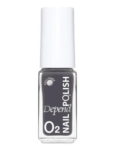 Minilack Oxygen Färg A748 Nagellack Smink Grey Depend Cosmetic