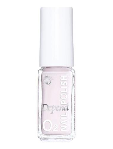 Minilack Oxygen Färg A136 Nagellack Smink Pink Depend Cosmetic