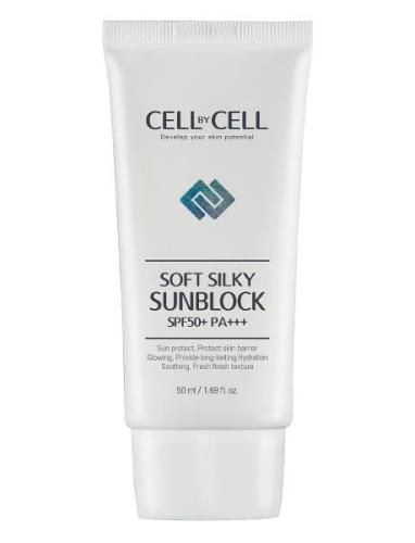 Cellbycell Soft Silky Sun Block, Spf50 Solkräm Kropp White Cell By Cel...