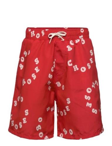 Bobo Choses Circle All Over Swim Bermuda Shorts Badshorts Red Bobo Cho...