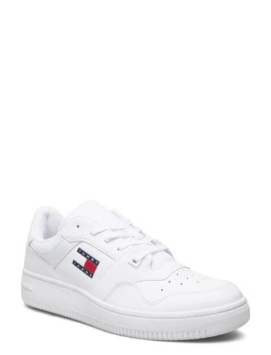 Tjm Retro Basket Ess Låga Sneakers White Tommy Hilfiger