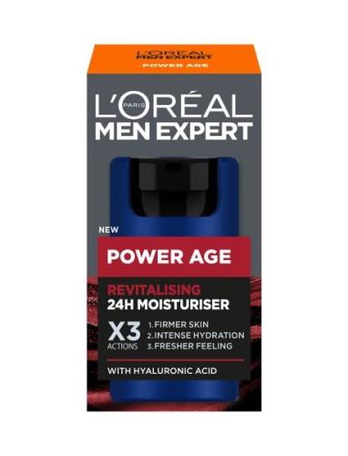 Men Expert Power Age Revitalizing Moisturizer 50Ml Moisturizer Ansikts...