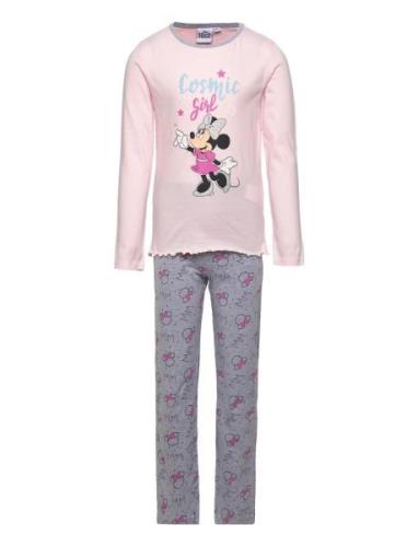 Pyjalong Pyjamas Set Multi/patterned Minnie Mouse