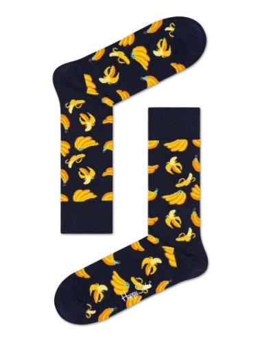 Banana Sock Lingerie Socks Regular Socks Navy Happy Socks