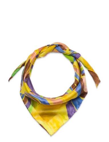 Lumi Scarf Accessories Scarves Lightweight Scarves Yellow Helmstedt