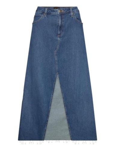 Maxi Skirt Lång Kjol Blue Lee Jeans