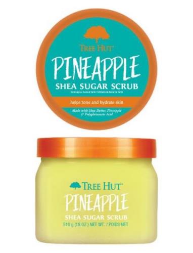 Shea Sugar Scrub Pineapple Bodyscrub Kroppsvård Kroppspeeling Nude Tre...