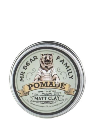 Mr Bear Family Pomade - Matt Clay Travel 30 Ml Nude