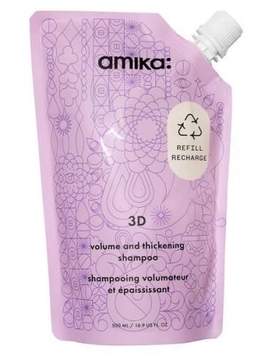 3D Volume & Thickening Shampoo Schampo Nude AMIKA