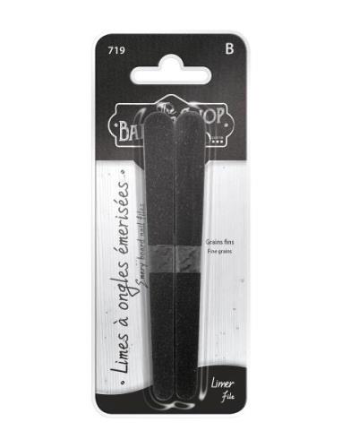 Ultra-Fine Nail Files Nagelverktyg Naglar Black BO Paris