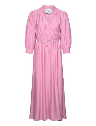 Salmia Midi Dress 1 Knälång Klänning Pink Minus