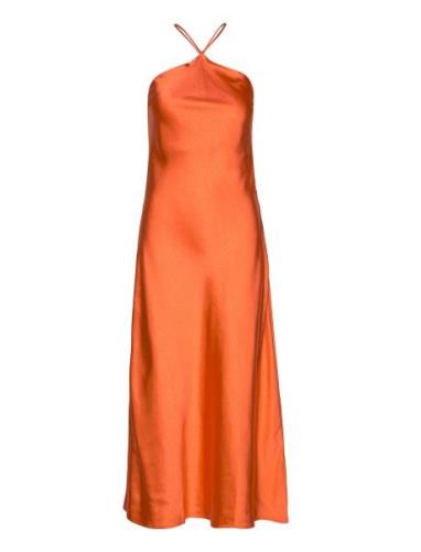 Enpapaya Sl Midi Dress 6984 Knälång Klänning Orange Envii