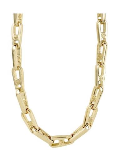 Love Chain Necklace Gold-Plated Accessories Jewellery Necklaces Chain ...