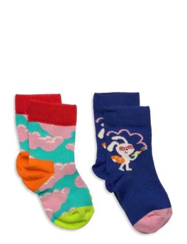 2-Pack Kids Clouds Sock Sockor Strumpor Multi/patterned Happy Socks
