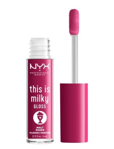 This Is Milky Gloss Läppglans Smink Red NYX Professional Makeup
