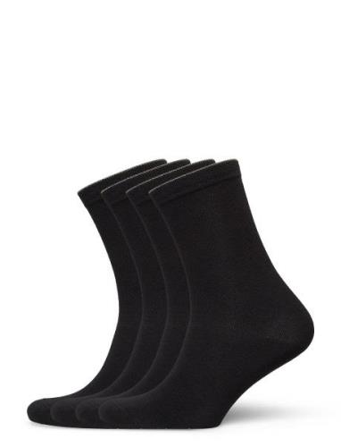 Lindex Sock 4 P Coloured Top Svart