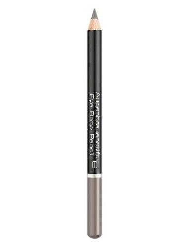 Eyebrow Pencil 06 Medium Grey Brown Ögonbrynspenna Smink Grey Artdeco