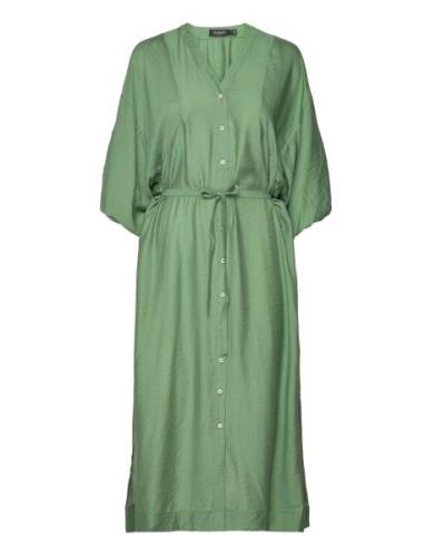 Slaminah Dress Knälång Klänning Green Soaked In Luxury