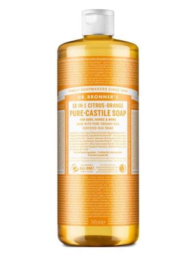 Pure Castile Liquid Soap Citrus-Orange Duschkräm Nude Dr. Bronner’s