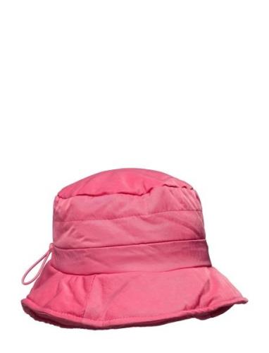 Quilted Bucket Hat Accessories Headwear Bucket Hats Pink Mango