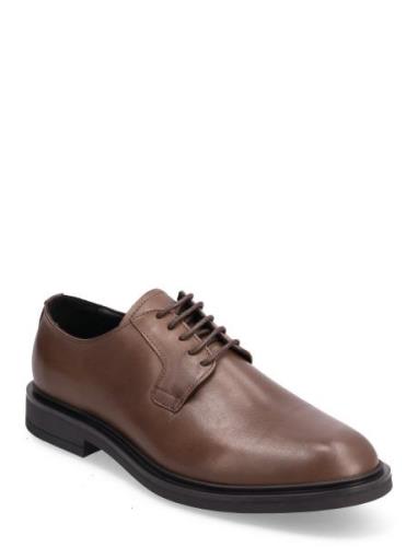Mafitch Shoes Business Laced Shoes Brown Matinique