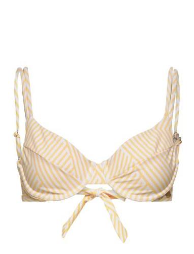Sunbeam Medusa Top Swimwear Bikinis Bikini Tops Wired Bikinitops Yello...