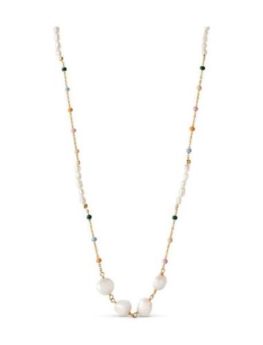 Enamel Copenhagen Necklace Lola Perla Guld