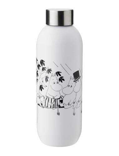 Keep Cool Drikkeflaske 0.75 L. Moomin Soft White Home Kitchen Water Bo...