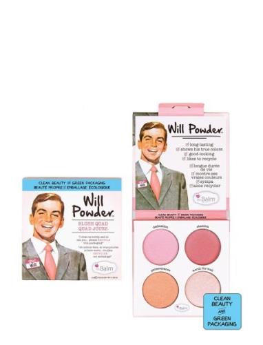 Will Powder Quad Rouge Smink Pink The Balm