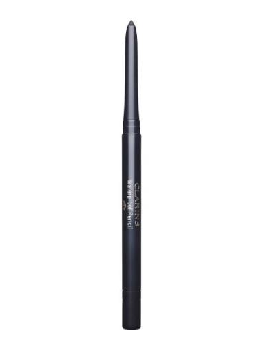 Waterproof Eye Pencil 01 Black Tulip Eyeliner Smink Black Clarins