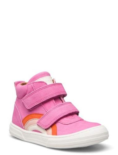 Bisgaard Rainbow Höga Sneakers Pink Bisgaard