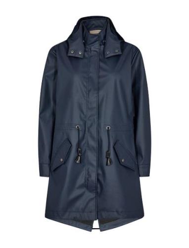 Sc-Alexa Outerwear Rainwear Rain Coats Blue Soyaconcept