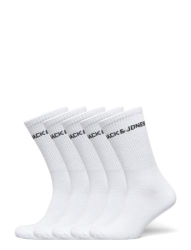 Jack & J S Jacbasic Logo Tennis Sock 5 Pack Noos Vit