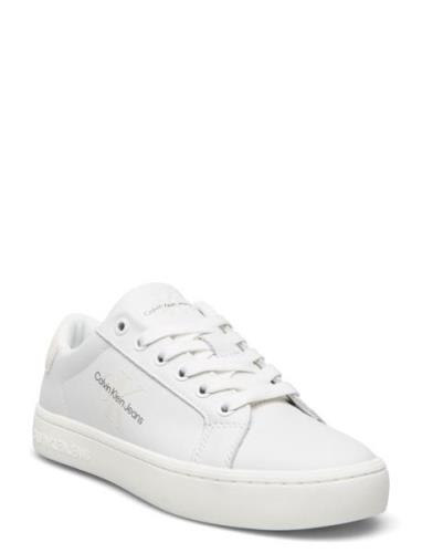 Classic Cupsole Laceup Låga Sneakers White Calvin Klein