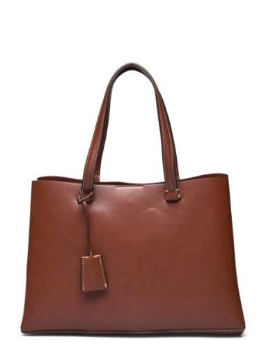 Shopper Bag With Dual Compartment Shopper Väska Brown Mango