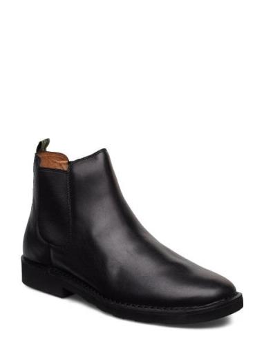 Talan Leather Chelsea Boot Stövletter Chelsea Boot Black Polo Ralph La...