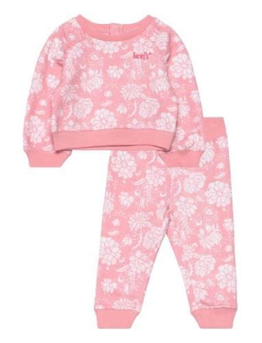 Levi's ® Floral Sweat Set Sets Sweatsuits Pink Levi's