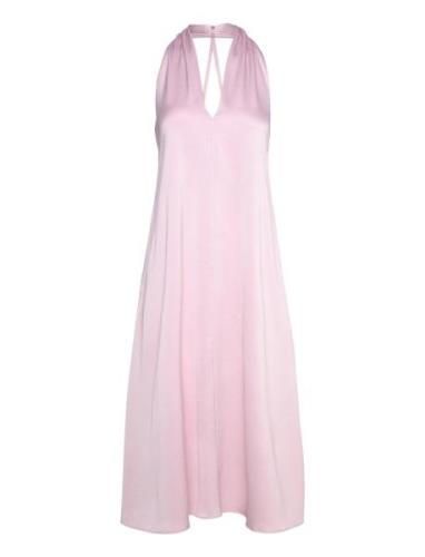 Sacille Dress 12959 Knälång Klänning Pink Samsøe Samsøe