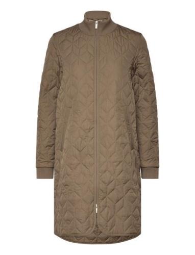 Ilse Jacobsen Padded Quilt Coat Brun