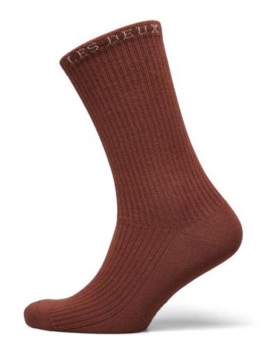 Les Deux Wilfred Socks - 2-Pack Brun