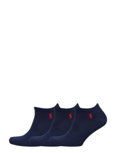 Polo Ralph Lauren Underwear Low-Cut Cotton Sock 3-Pack Blå